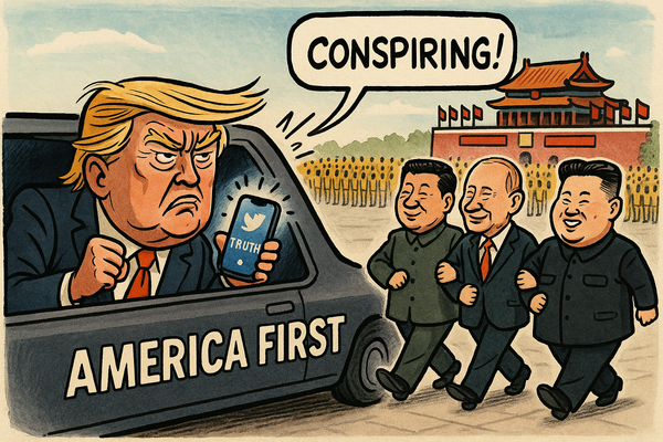 Trump Lashes Out at Xi Over Military Display, Accuses China of “Conspiring Against U.S.” Amid Growing Diplomatic Rift